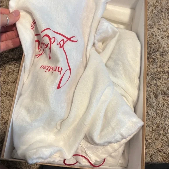 Christian Louboutin Black Studded Slip-Ons studded - Picture 6 of 6